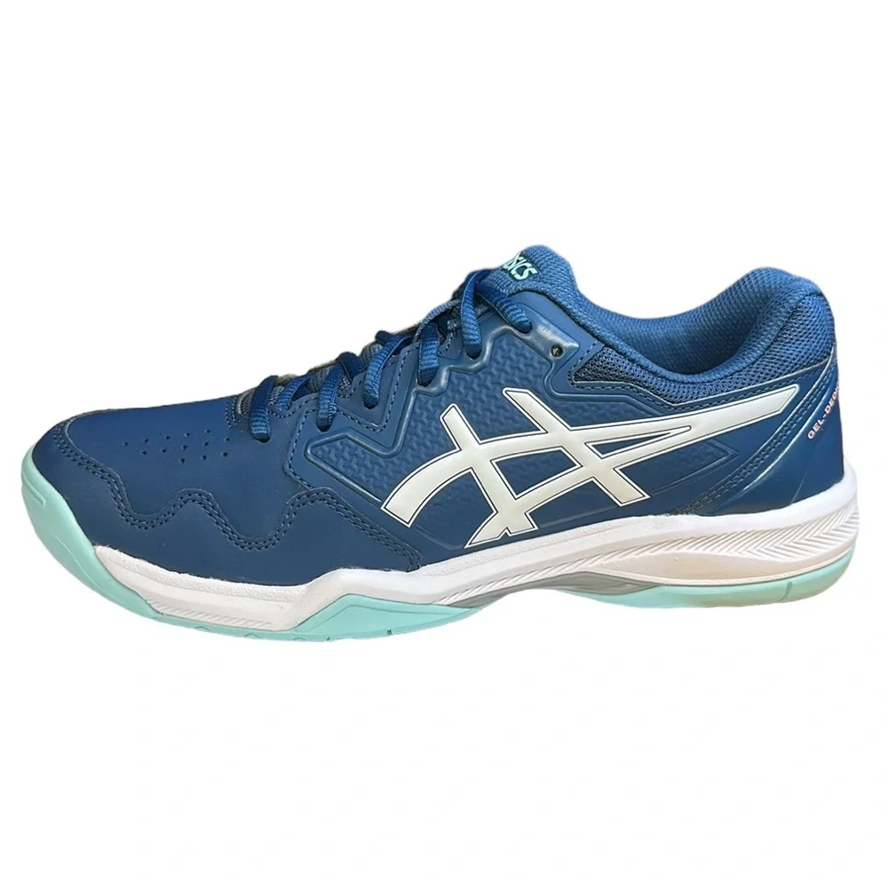 ASICS Gel-Dedicate 7 Steel Blue/White Tennis/Pickleball/Athletic Shoes S…